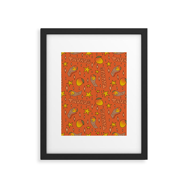 Taurus Mango Print Framed Art Print Gallery Image 6