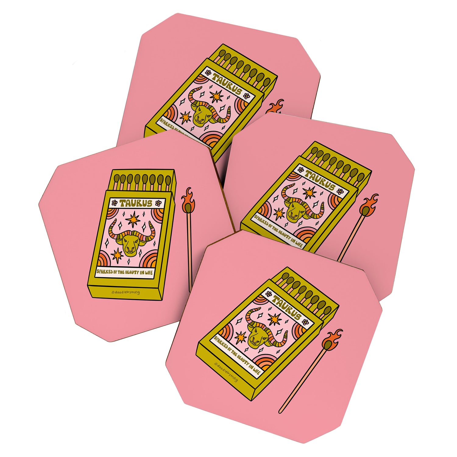 Taurus Matchbox Coaster Gallery Image 1
