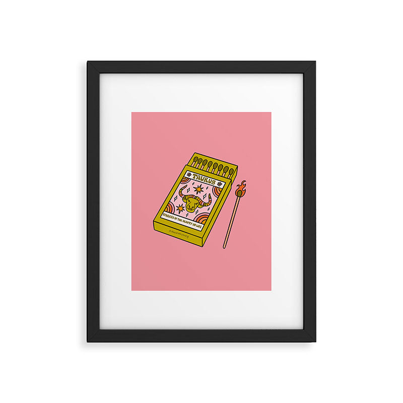 Taurus Matchbox Framed Art Print Gallery Image 6