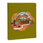 Taurus Mid Century House Canvas Print Gallery Image 8