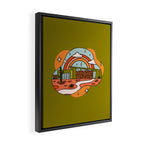 Taurus Mid Century House Framed Canvas Print Gallery Image 2