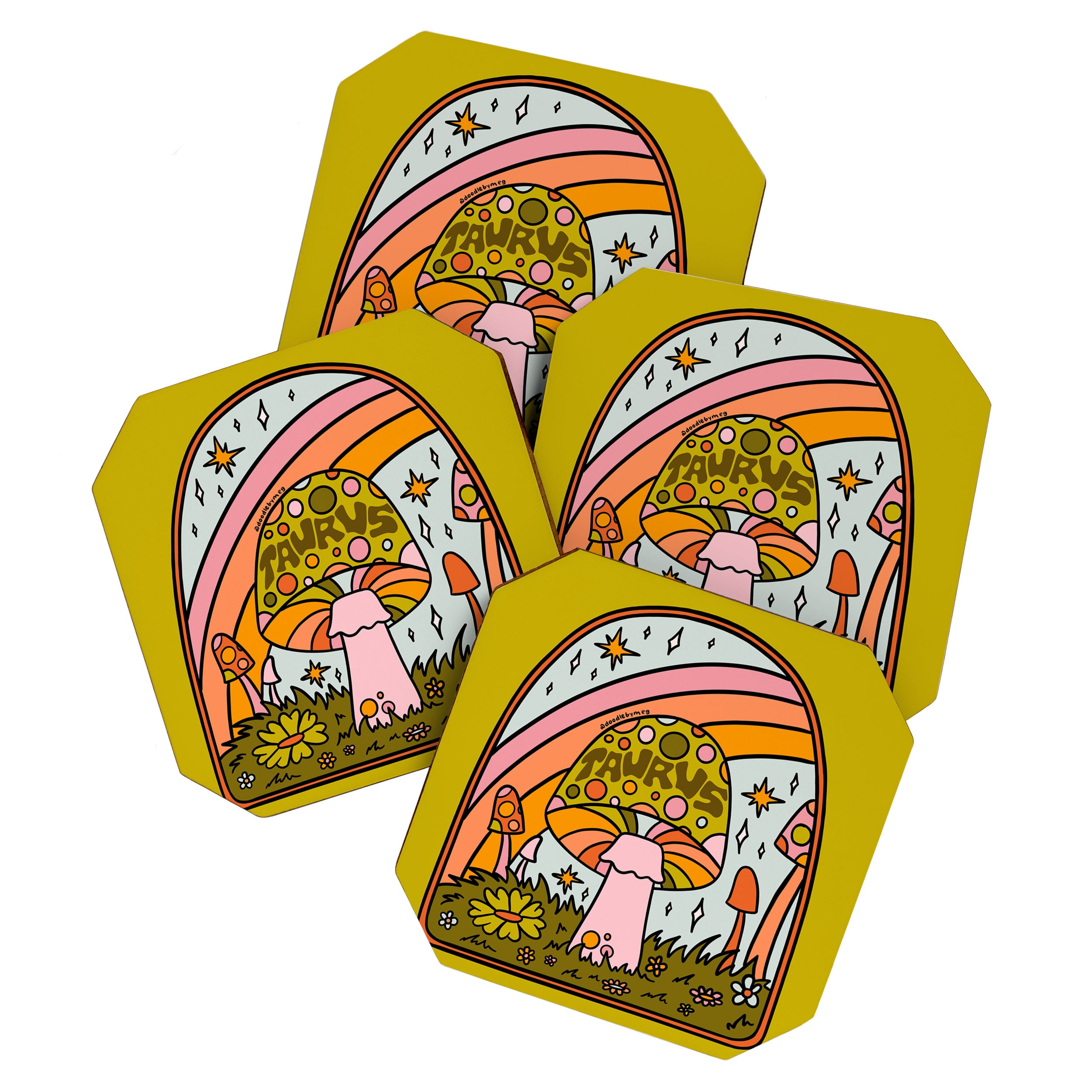 Taurus Mushroom Coaster Gallery Image 1