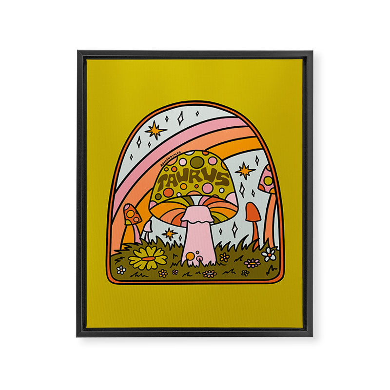 Taurus Mushroom Framed Canvas Print Gallery Image 8