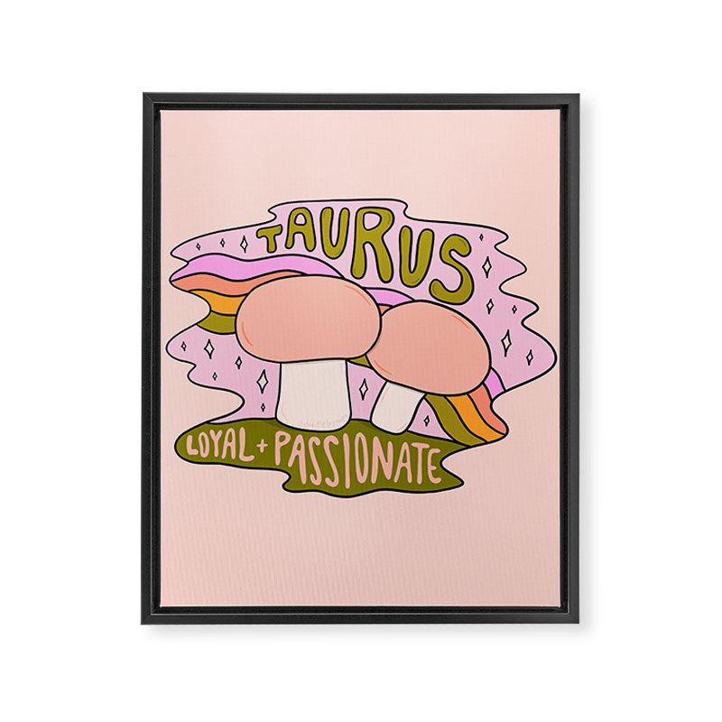 Taurus Mushroom Framed Canvas Print Gallery Image 8