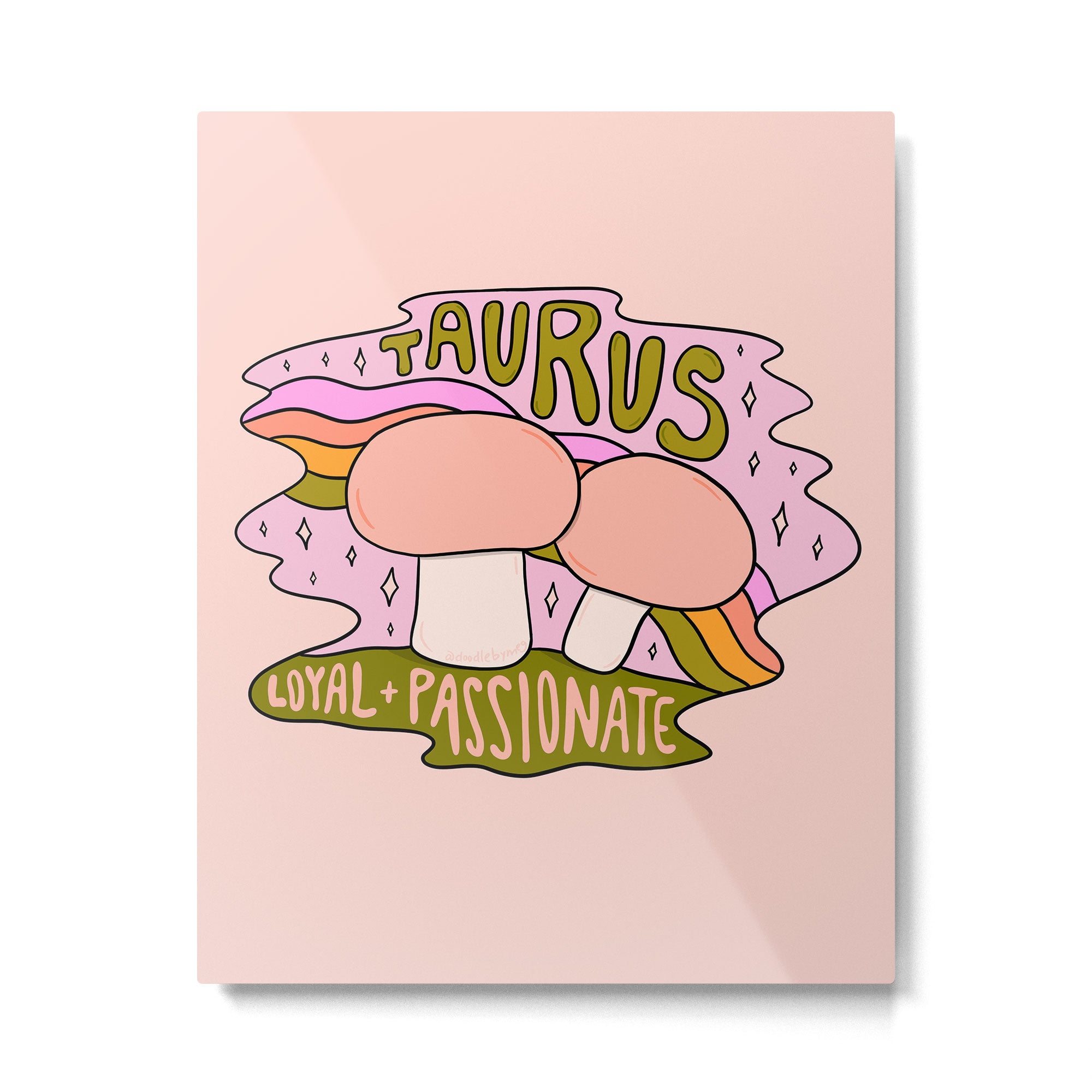Taurus Mushroom Metal Print Gallery Image 6