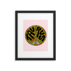 Taurus Peace Sign Framed Art Print Gallery Image 6