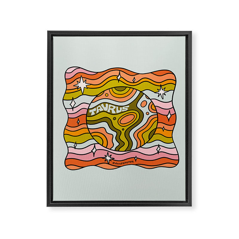 Taurus Planet Framed Canvas Print Gallery Image 8