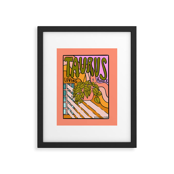 Taurus Plant Framed Art Print Gallery Image 1