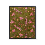 Taurus Print Framed Canvas Print Gallery Image 8