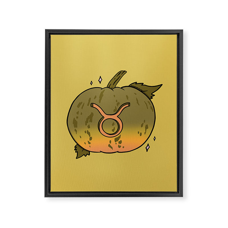 Taurus Pumpkin Framed Canvas Print Gallery Image 8