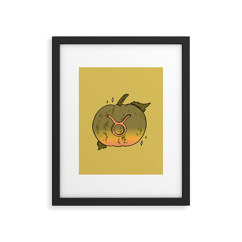 Taurus Pumpkin Framed Art Print Gallery Image 6