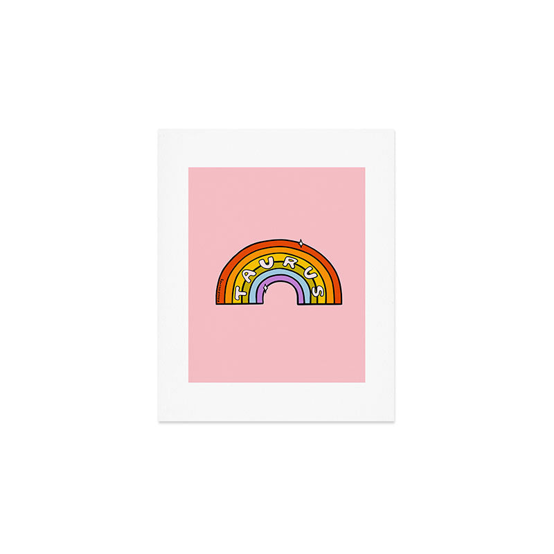 Taurus Rainbow Art Print Gallery Image 1