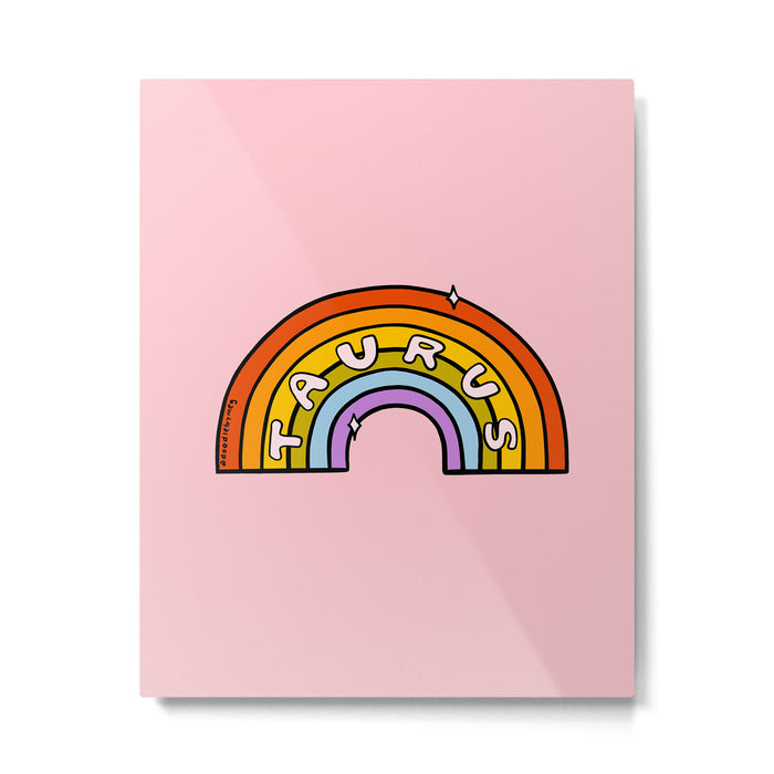 Taurus Rainbow Metal Print Gallery Image 1