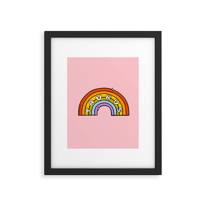Taurus Rainbow Framed Art Print Gallery Image 6