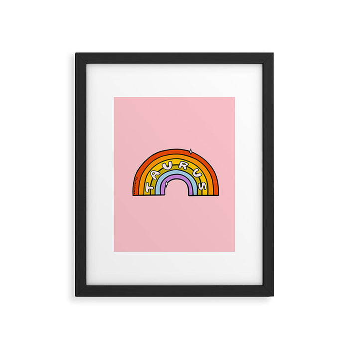 Taurus Rainbow Framed Art Print Gallery Image 1