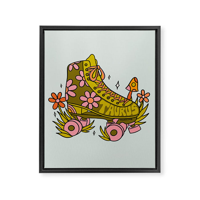 Taurus Roller Skate Framed Canvas Print Gallery Image 1