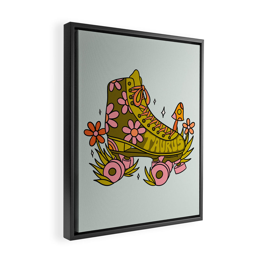 Taurus Roller Skate Framed Canvas Print Gallery Image 2