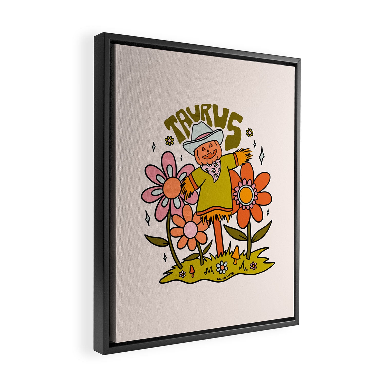 Taurus Scarecrow Framed Canvas Print Gallery Image 2