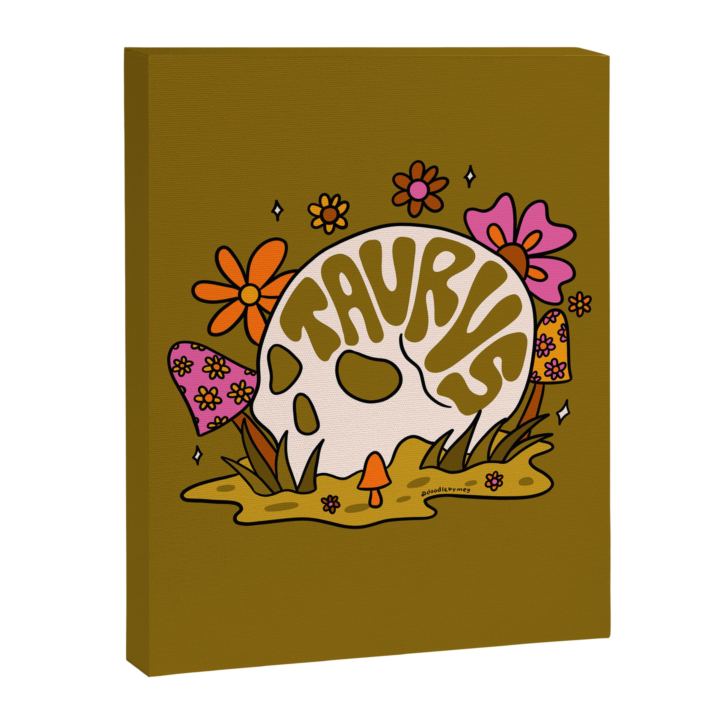 Taurus Skull Canvas Print Gallery Image 8