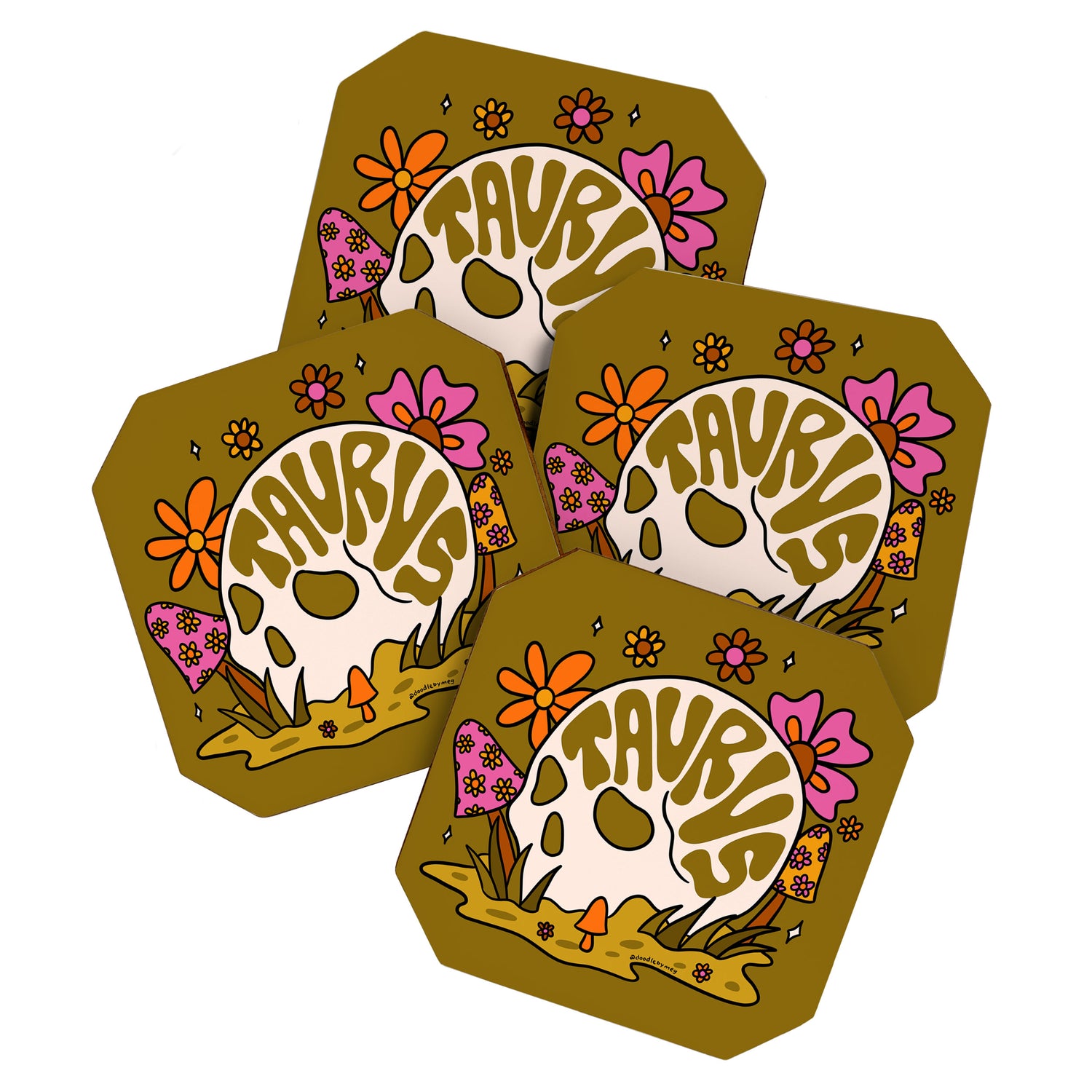 Taurus Skull Coaster Gallery Image 1