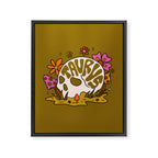 Taurus Skull Framed Canvas Print Gallery Image 8