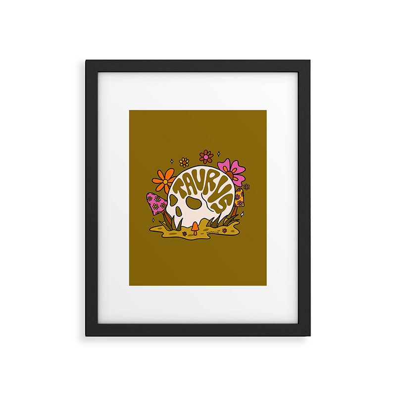 Taurus Skull Framed Art Print Gallery Image 6