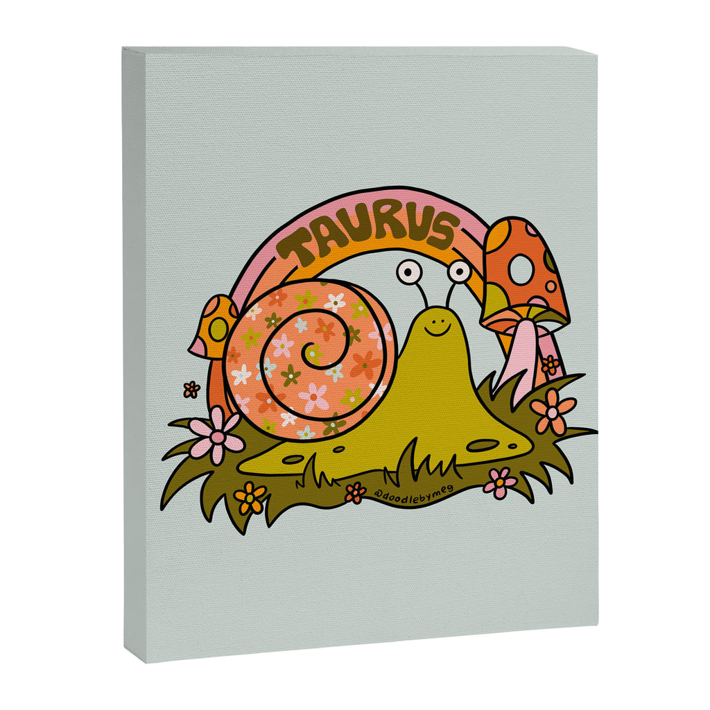 Taurus Snail Canvas Print Gallery Image 8