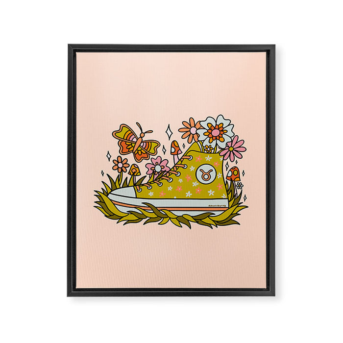 Taurus Sneaker Framed Canvas Print Gallery Image 1