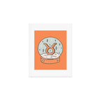 Taurus Snow Globe Art Print Gallery Image 1