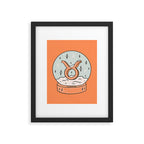 Taurus Snow Globe Framed Art Print Gallery Image 6