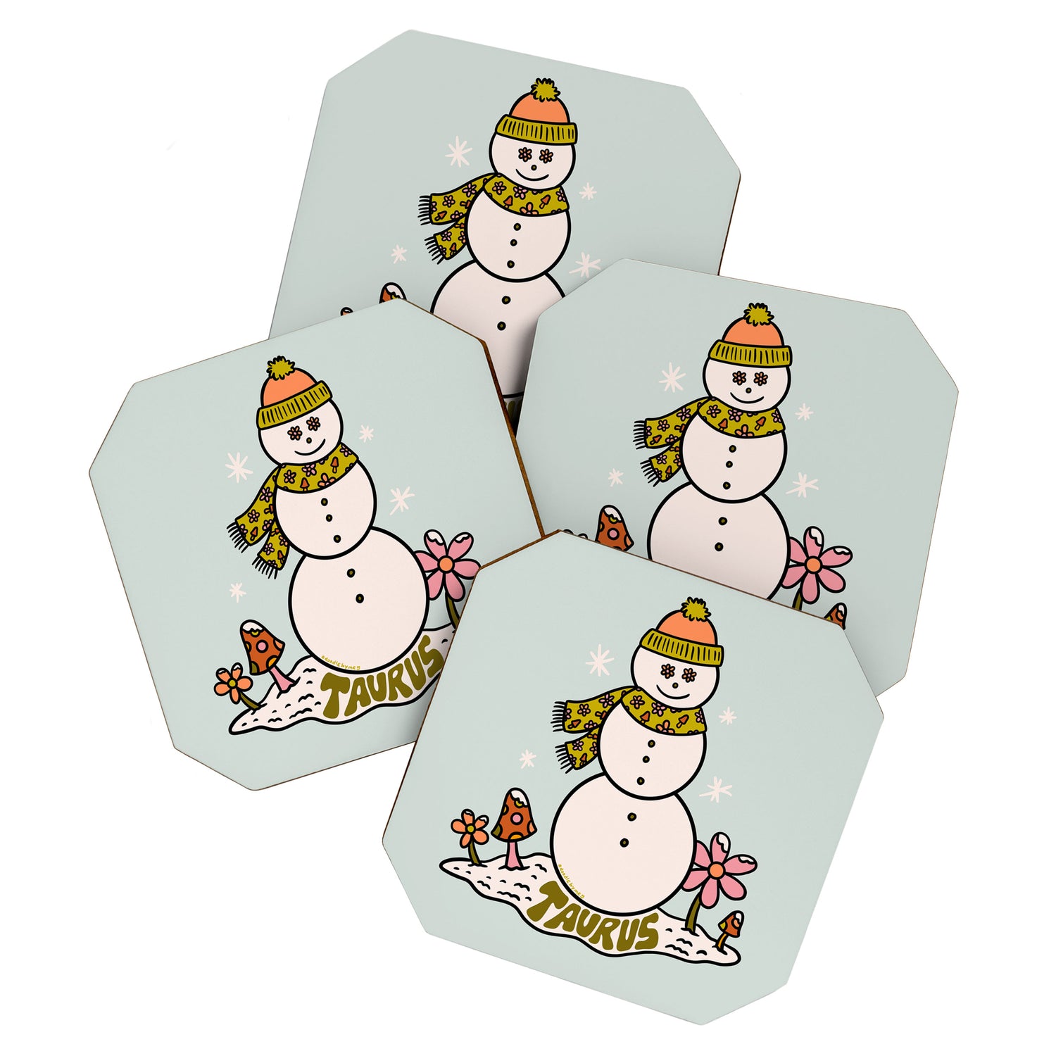 Taurus Snowman Coaster Gallery Image 1