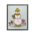Taurus Snowman Framed Canvas Print Gallery Image 8