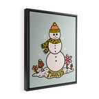 Taurus Snowman Framed Canvas Print Gallery Image 2