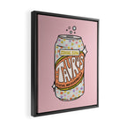 Taurus Soda Framed Canvas Print Gallery Image 2