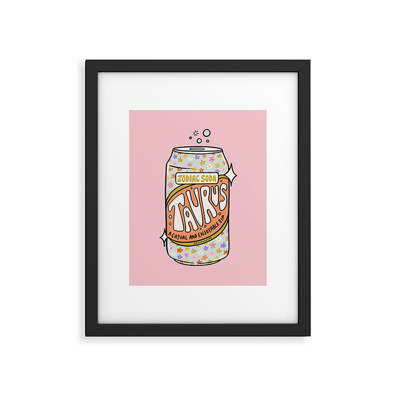 Taurus Soda Framed Art Print Gallery Image 5