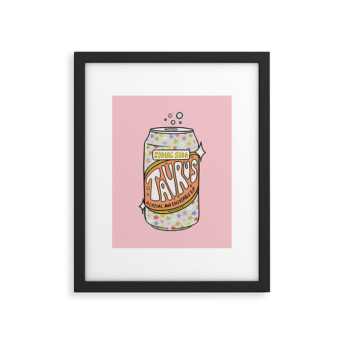 Taurus Soda Framed Art Print Gallery Image 1