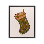 Taurus Stocking Framed Canvas Print Gallery Image 8