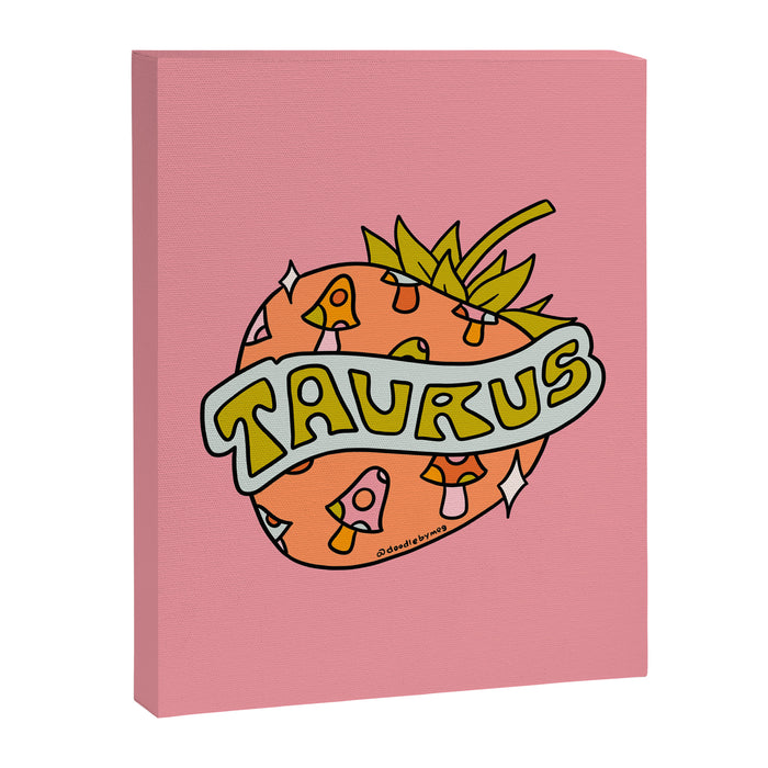 Taurus Strawberry Canvas Print Gallery Image 1