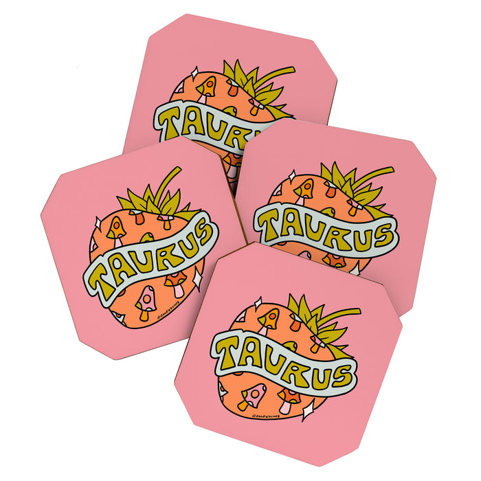 Taurus Strawberry Coaster Gallery Image 1