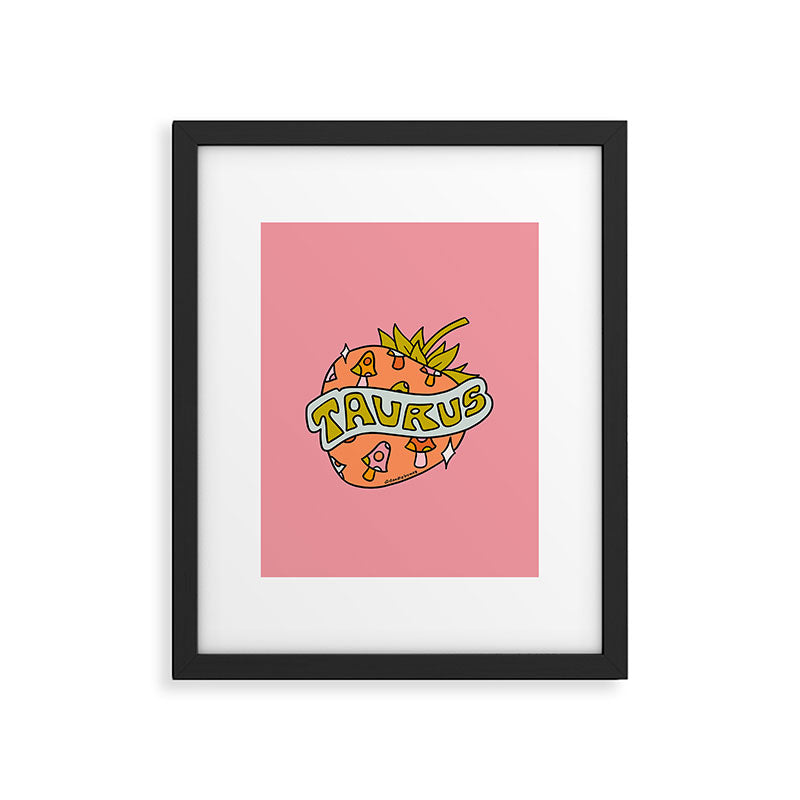 Taurus Strawberry Framed Art Print Gallery Image 6