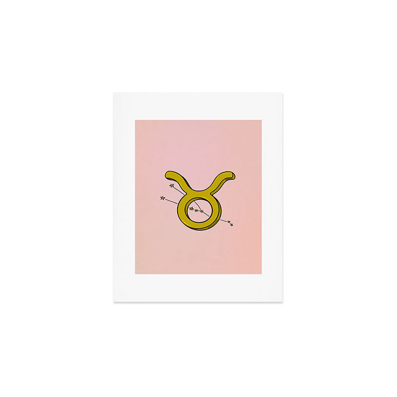 Taurus Symbol Art Print Gallery Image 1
