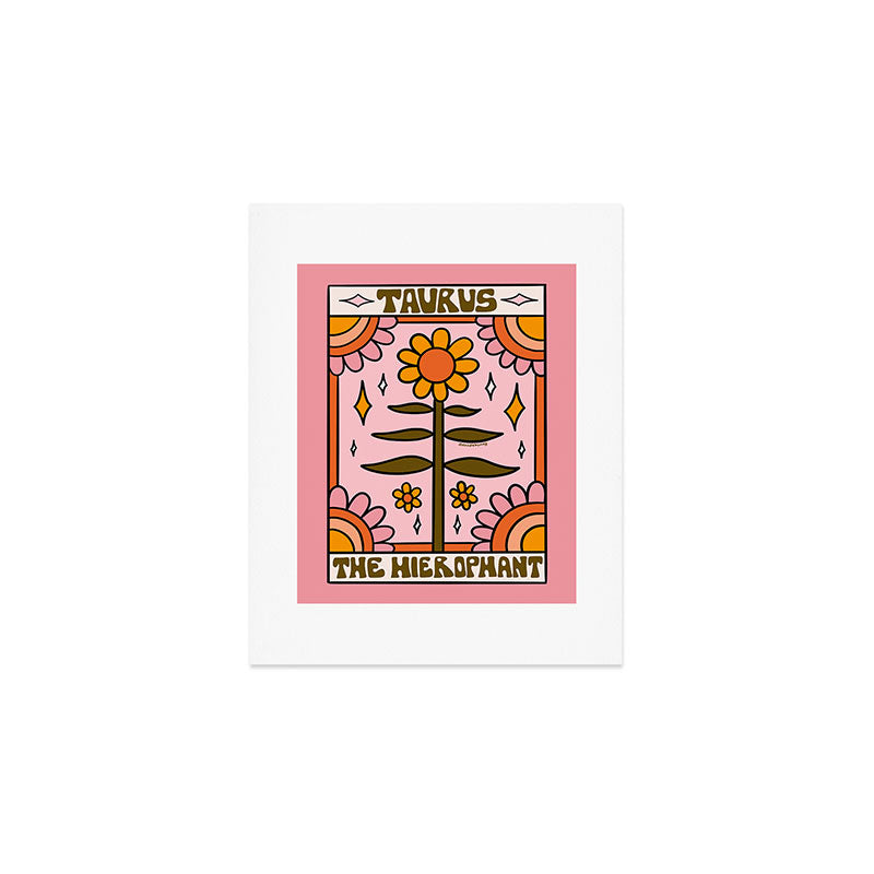 Taurus Tarot Card Art Print Gallery Image 1