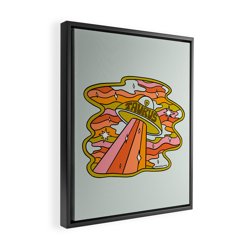 Taurus UFO Framed Canvas Print Gallery Image 2