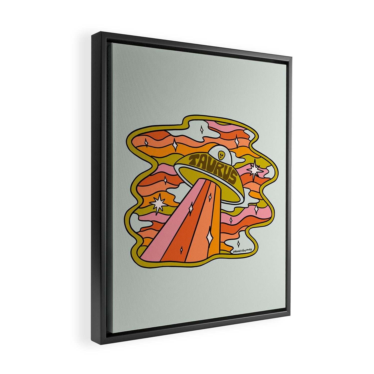 Taurus UFO Framed Canvas Print Gallery Image 2