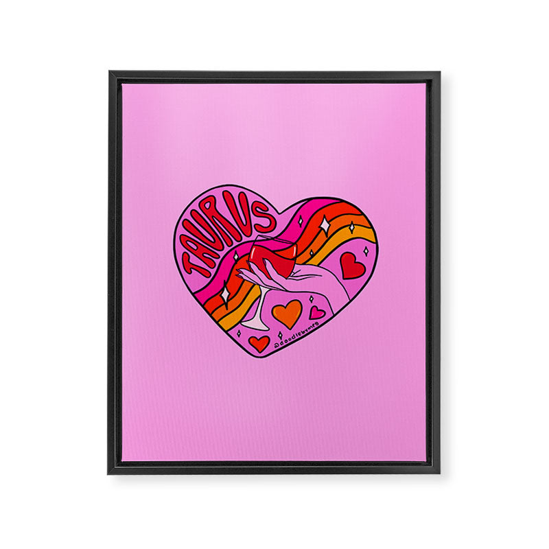 Taurus Valentine Framed Canvas Print Gallery Image 8