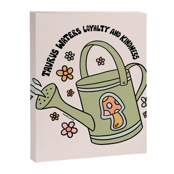 Taurus Watering Can Canvas Print Gallery Image 1