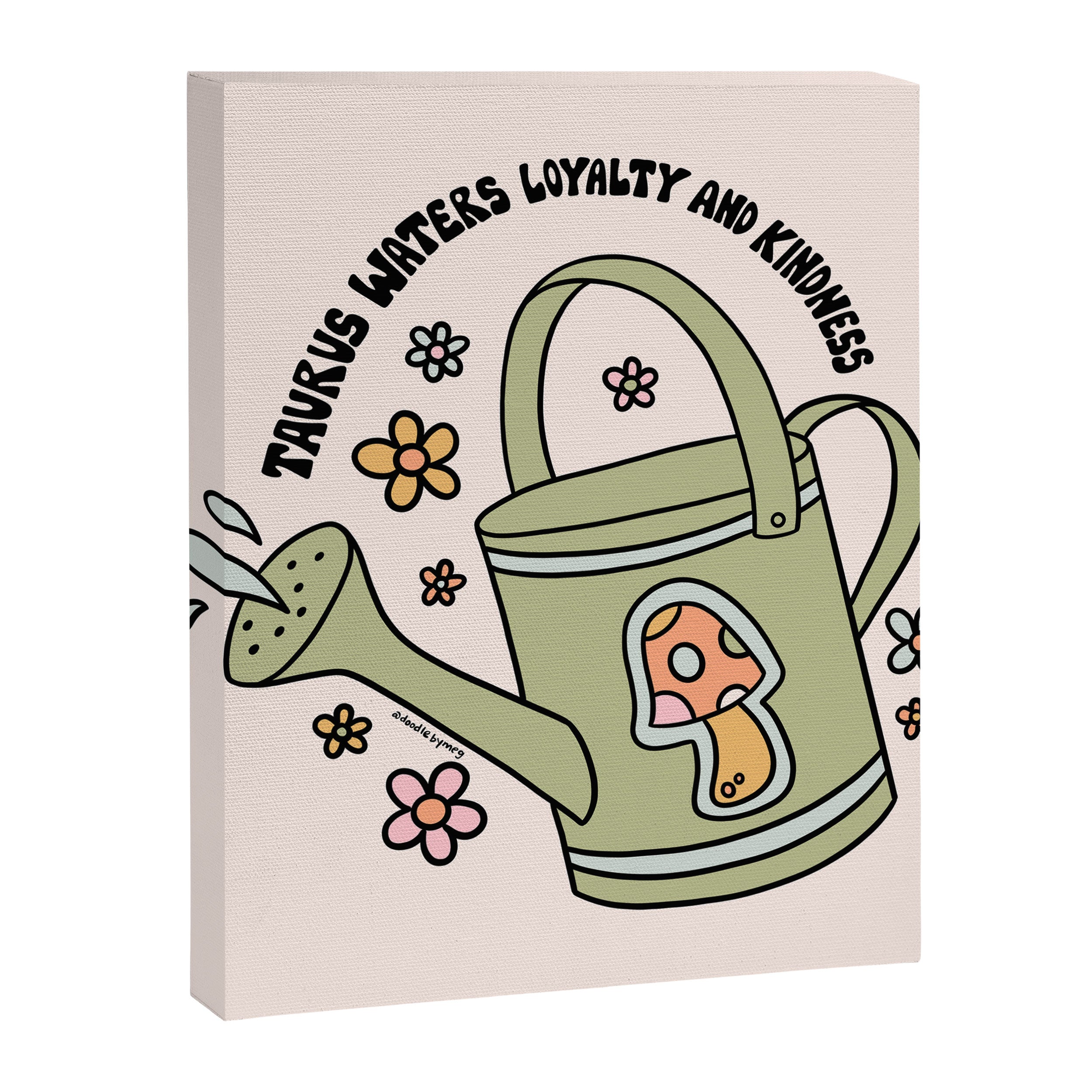 Taurus Watering Can Canvas Print Gallery Image 8