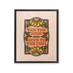 Tax the Rich Give to the Poor Framed Canvas Print Gallery Image 8