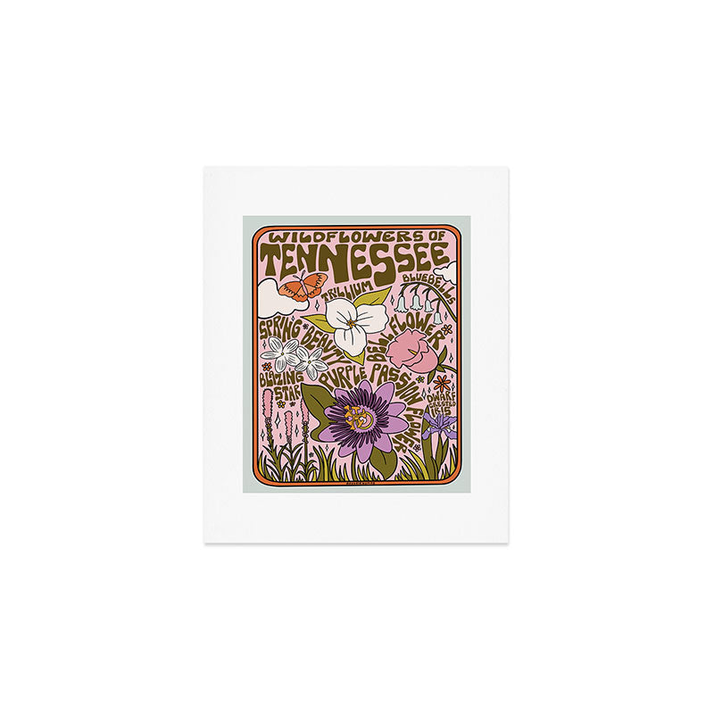 Tennessee Wildflowers Art Print Gallery Image 1