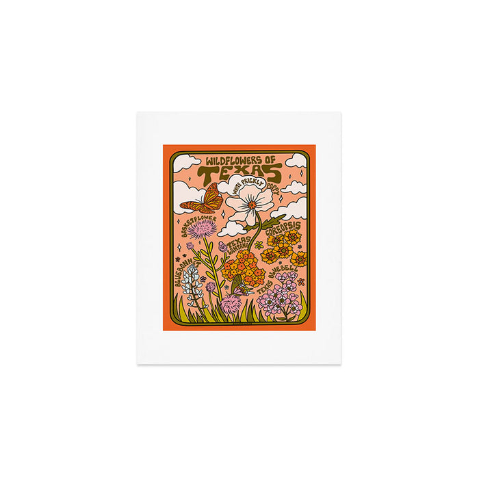 Texas Wildflowers Art Print Gallery Image 1